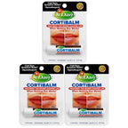 Dr. Dan's Cortibalm -3 Pack -for Dry Cracked Lips - Healing Lip Balm for Severely Chapped Lips- Designed for Men, Women and Children