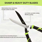 YRTSH Hedge Clippers, Garden Hedge Shears for Trimming Border Hedges Shrubs