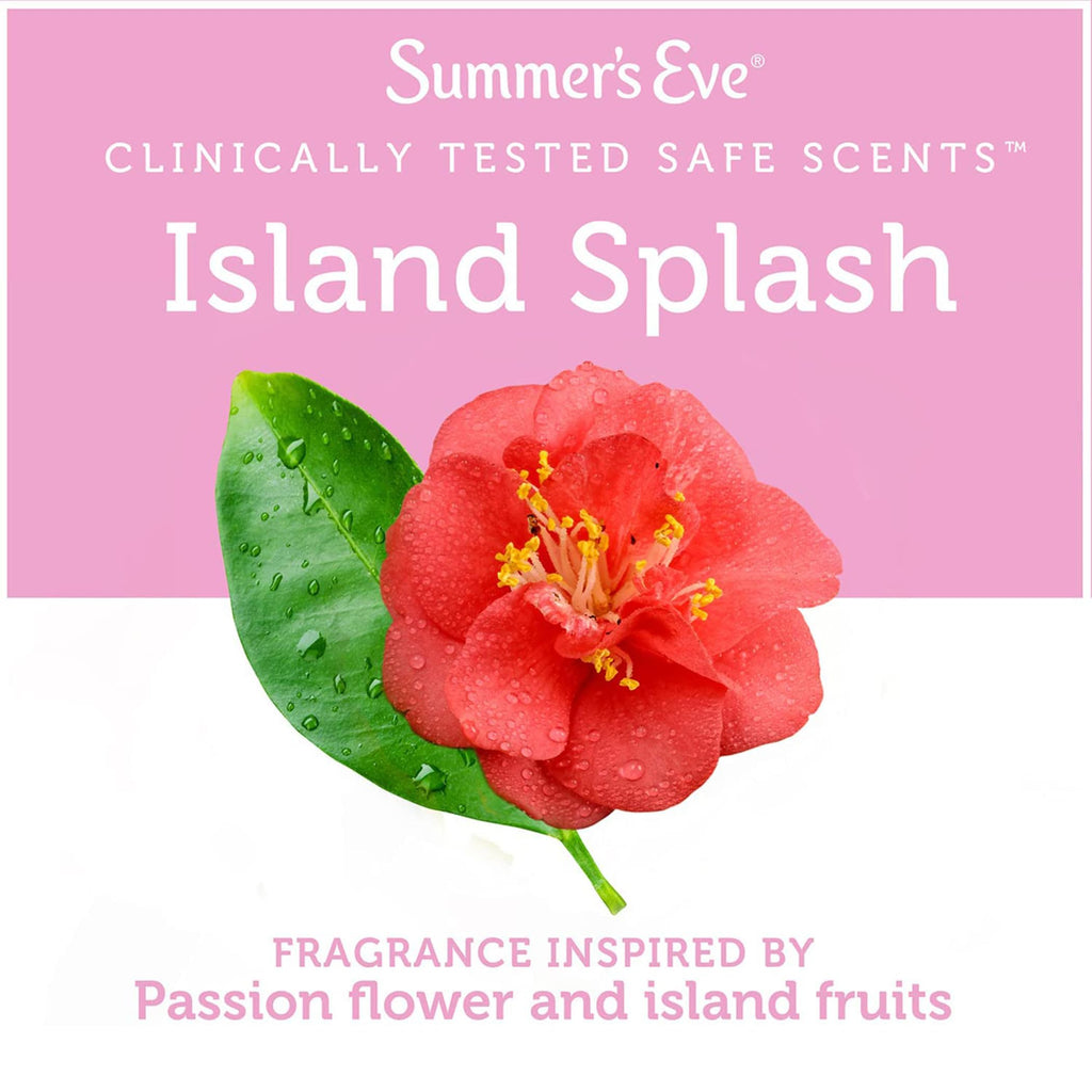 Summer's Eve Island Splash Body Powder for Women with Talc-Free, Odor-Neutralizing and Moisture-Absorbing Formula, 8 Oz, Pack of 3
