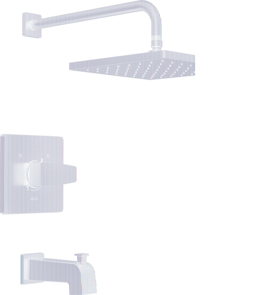 Delta Faucet Modern Raincan Square Single-Function Tub and Shower Trim Kit Brushed Nickel, Tub Faucet Set, Rainfall Shower Head, Spotshield Stainless T14468-SP-PP (Valve Not Included)