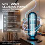 Swissklip Swissker HaloUV, Mold Remover, Home Disinfection Device, Dust Mites Remover, UV Light Sanitizer, Ultraviolet Sanitizer for Home, Room & Kitchen, Ultraviolet Light with 4 Speed Timings