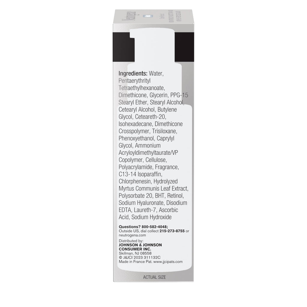 Neutrogena Rapid Wrinkle Repair Retinol Night Face Moisturizer, Daily Anti-Aging Face Cream with Retinol & Hyaluronic Acid to Fight Fine Lines & Wrinkles, 1 fl. oz