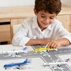 Tcvents Airplane Toys, Metal Plane Pull Back Airplane Toys for Boys 3 4 5-7