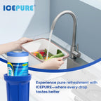 ICEPURE 5 Micron 10" x 4.5" Whole House Water Filter Compatible with GE FXHTC, GXWH40L, RFC-BBSA, W50PEHD, GXWH35F, GNWH38S, Dupont WFHD13001, R50-BB, Pack of 3