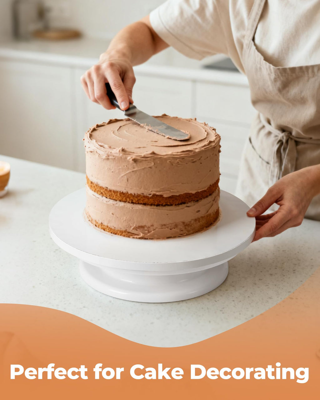 Kootek Cake Drums Boards 12 Inch, 4 Pack Sturdy 1/2" Round Cake Base