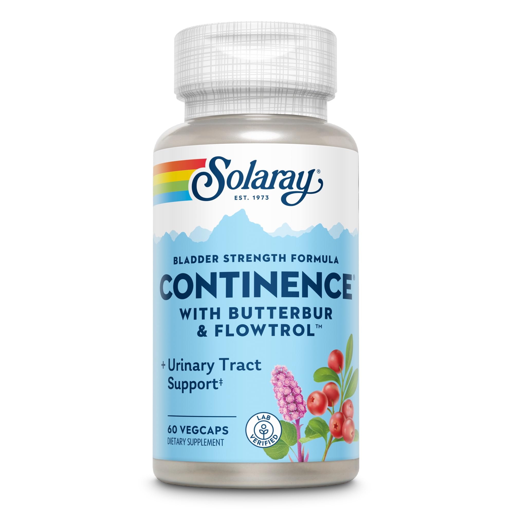 SOLARAY Continence w/Flowtrol, Veg Cap (Carton) | 60ct
