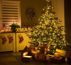 LAMPHOME Super-Bright Extendable Yellow Christmas Lights Decoration 150Lights 31.9ft UL Certified Mini Bulb String Light Set for Outdoor Christmas Tree Garden Holiday Party Patio Wedding Garland Decor