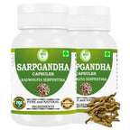 Morsan Healthcare's Sarpgandha (Rauwolfia serpentina) Capsules, Combo Pack of 2 x 60 x 500 mg. Veg. Capsules (2)