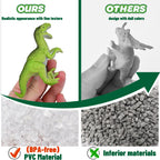Dinosaur Toys for Kids 3-5 with Storage Box, 34PCS Dinosaur Toys Set