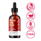 (5 Pack) Glucovita Pure - Gluco Vita Pure Drops Extract - All Natural Support, Premium Liquid Advanced Formula, 5 Bottles for 5 Months