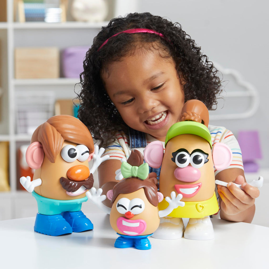 POTATO HEAD Create Your Family Set with 44 Parts and Pieces, Creative Toddler and Preschool Toys for 2 Year Old Girls and Boys and Up (Amazon Exclusive)