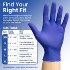 ProCure Disposable Nitrile Gloves - Latex & Powder Free - 200 Ct, Large