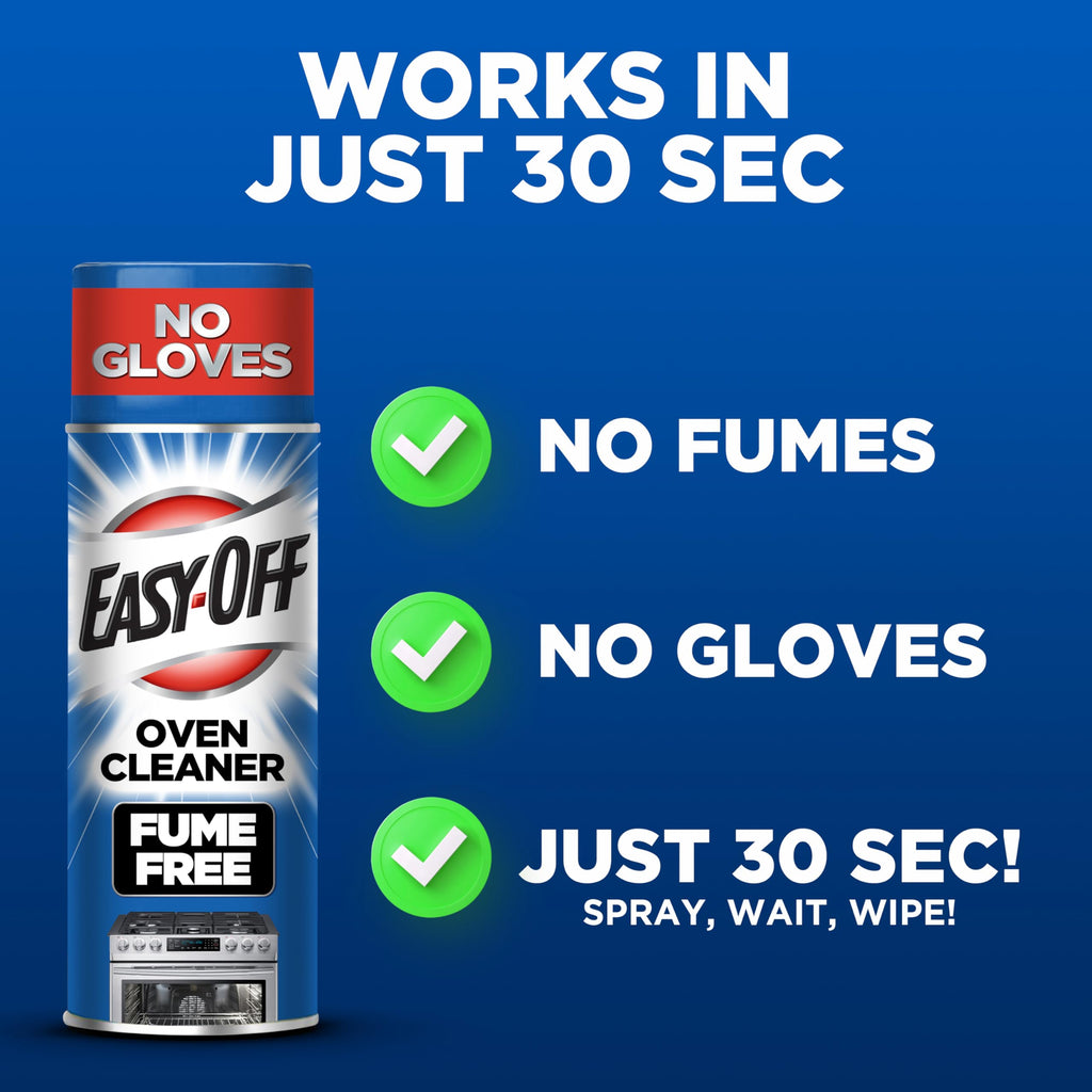 EASY-Off 178 Oven Cleaner Fume Free Max Aerosol, 16 Oz, (Pack of 12)