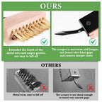 MUDEREK Crack Weeder Tool - Weed Puller Tool with 2 Heads and Scraping Hook