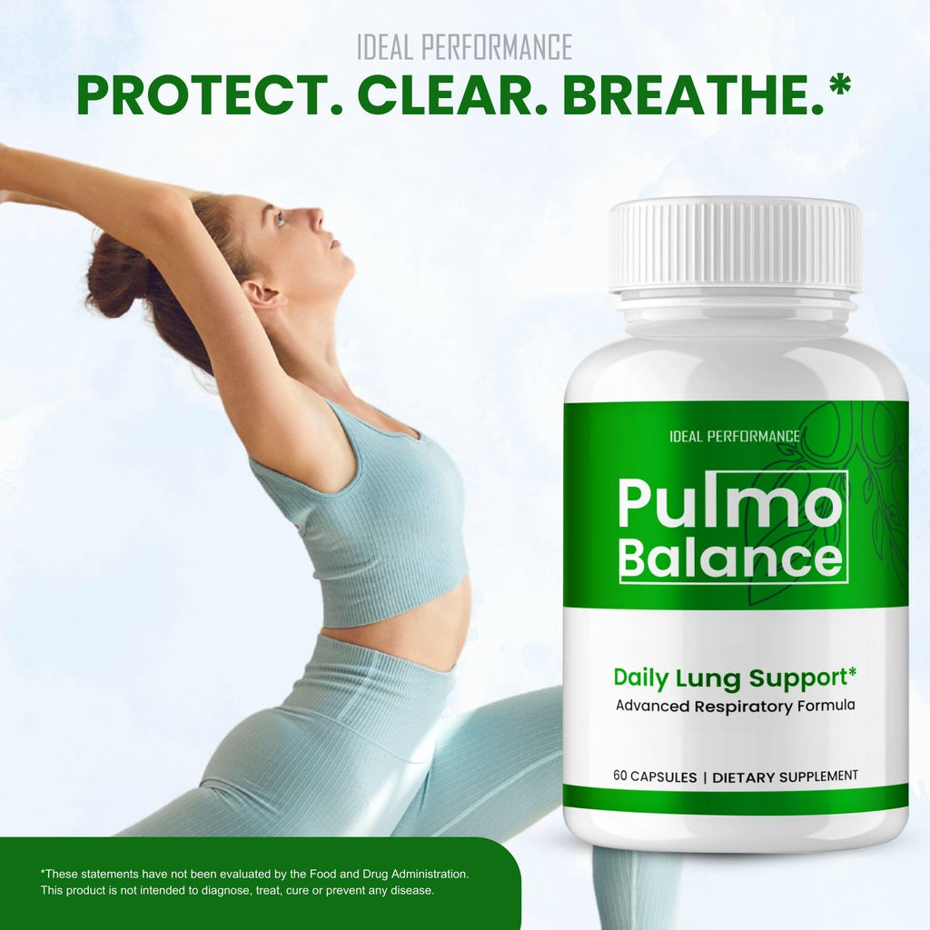 Pulmo Balance Capsules, Official PulmoBalance Supplement Pills - Maximum Strength, All Natural Lung Cleanse & Health Support, Advanced Formula for Healthy Flow, Comfort & Detox Reviews (60 Capsules)