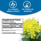 VH Nutrition RHODIOLA | Rhodiola Rosea Supplement | 3% Salidrosides Standardized Extract | 60 Easy-to-Swallow Capsules