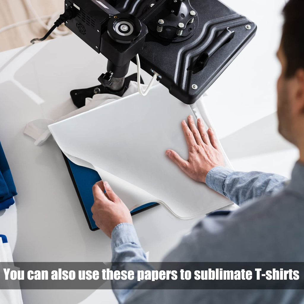 Sublimation White Butcher Paper Disposable Butcher Paper Sheets Square Meat Sheet Precut No Wax for Heat Press, Wrapping Meat, Art Project(100 Pieces,17 x 17 Inches)