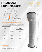 Evridwear Protective Arm Sleeves Cut Resistant Farmers Sleeves for Men Work, Gardening, Farming, Arm Protectors for Thin Skin and Bruising (Large, No Thumb Hole)
