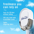 Febreze Plug In Air Freshener, Odor-Fighting Scented Oil Refill, Air Fresheners for Home and Bathroom and Kitchen, Long Lasting for Strong Odors, Mango Splash Scent, 0.87oz Refills, 4 Count