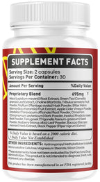 (2 Pack) Gluco Health Capsules - GlucoHealth Support Pills Premium Plus All Natural Ingredients Advanced GlucoHealth Formula Maximum Strength for Overall Health & Wellness, 120 Capsules for 2 Months