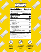 GRINDS ZERØ.Ø Piña Colada Pouches | Nicotine-Free, Caffeine-Free, Sugar-Free, 0 Calories |3 Pack | 18 Pouches Per Can