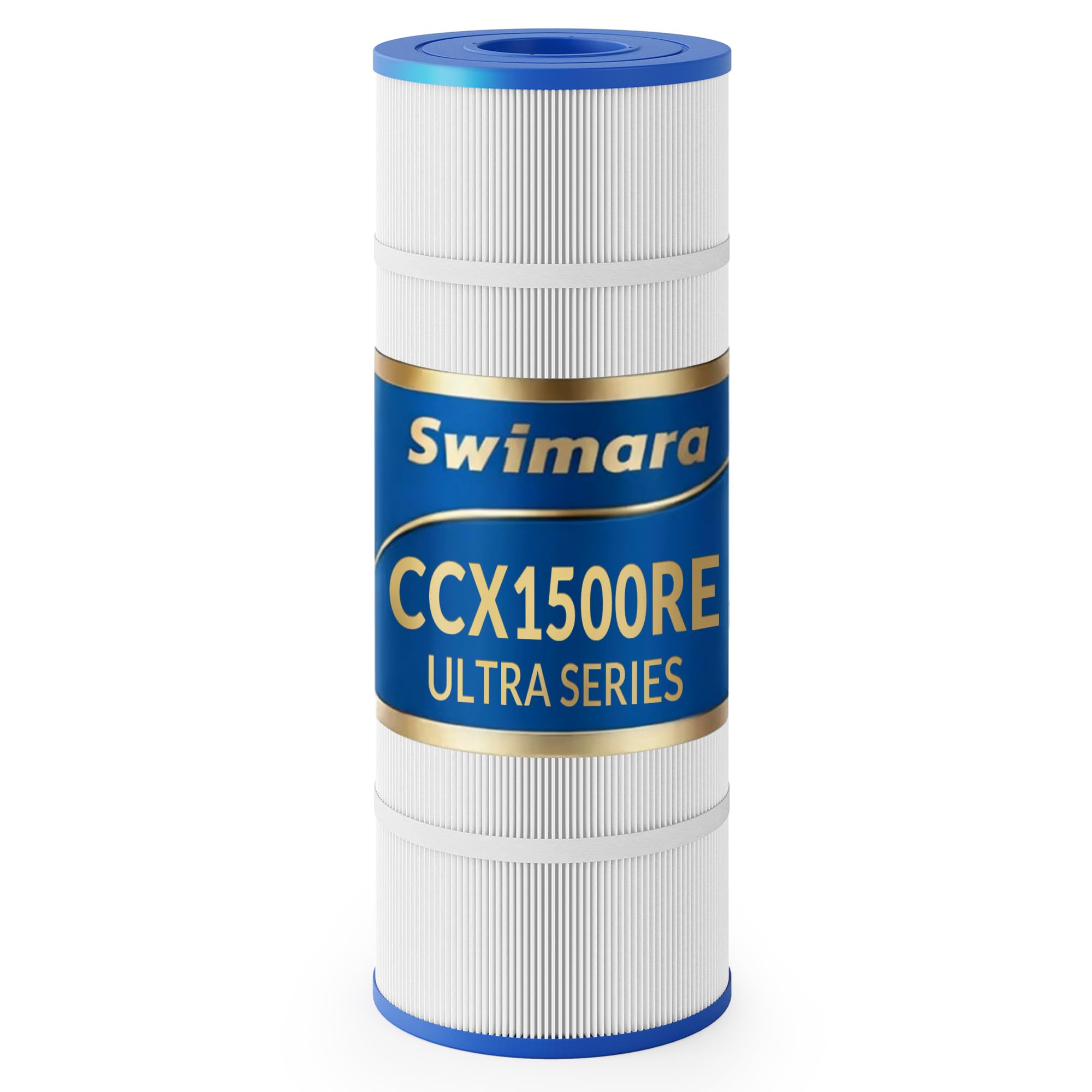 Swimara Pool Filter Cartridge, 5oz Trilobal Heavy-Duty Fabric, Ultra Series, Compatible with Hayward X-Stream CC1500 C1502, Replacement for CCX1500RE CX1520RE PXST150, 150 Sq. Ft. (8.9" Dia)