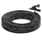 Boeray 35FT 3/8 DOT Air Line SAE J844 PA12 Nylon Air Hose with Cutter 3/8” OD Pneumatic Tubing DOT Approved 3/8 Air Brake Hose for Air Suspension Kit Truck Trailer Brake System & Fluid Transfer 11m