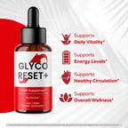(3 Pack) Glyco Reset Drops - Official GlycoReset Oral Liquid Drop Advanced Premium Formula Support Maximum Strength, Natural Ingredients Vitamins for Overall Health & Wellness, 3 Bottles for 3 Months