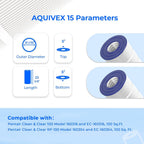 AQUIVEX CCRP100 Pool Filter Cartridge, Compatible with Pentair Clean & Clear 100, 160316, EC-160316, Pentair Clean and Clear RP 100, 160354, EC-160354, R173215, Pleatco PAP100, Unicel C-9410, 2 Pack