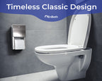 Commercial Toilet Paper Dispenser, 2 Roll Stainless Steel Toilet Paper Holder. Wall Mount, Locking Tissue Dispensers for Bathroom/Restroom