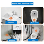 12-Pack Urinal Screen Deodorizer Mat, urinal cake 4 Fresh Scents, Anti-Splash Design for Commercial Bathrooms