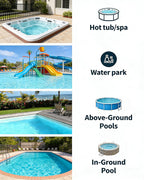 4CH4002-R Pool Ionizer Replacement Chamber for Hybrid Treatment System, Fits Above-Ground & In-Ground Pools, Hot Tubs, Spas up to 40,000 Gallons, Easy Setup