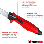 Kimura Pro Crack Weeder Crevice Tool, Japanese SK5 Steel, 10.5 inches, Non-Slip Ergonomic Handle, Side Walk Weed Puller, Garden Lawn Yard Tool for Patio, Sidewalk, Deck, Driveway, Cracks