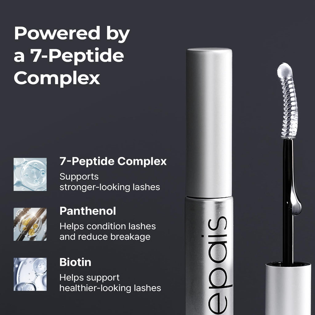 EPAIS Eyelash Serum 7 Peptide & Biotin for Fuller Lashes Growth, 0.50 fl. oz