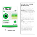 OPTASE TTO Eyelid Cleansing Wipes, 20 Count – Individually Wrapped Tea Tree Oil Eyelid Wipes – Preservative-Free Formula for Daily Use – Eye Doctor Recommended Tea Tree Eye Lid Cleanser