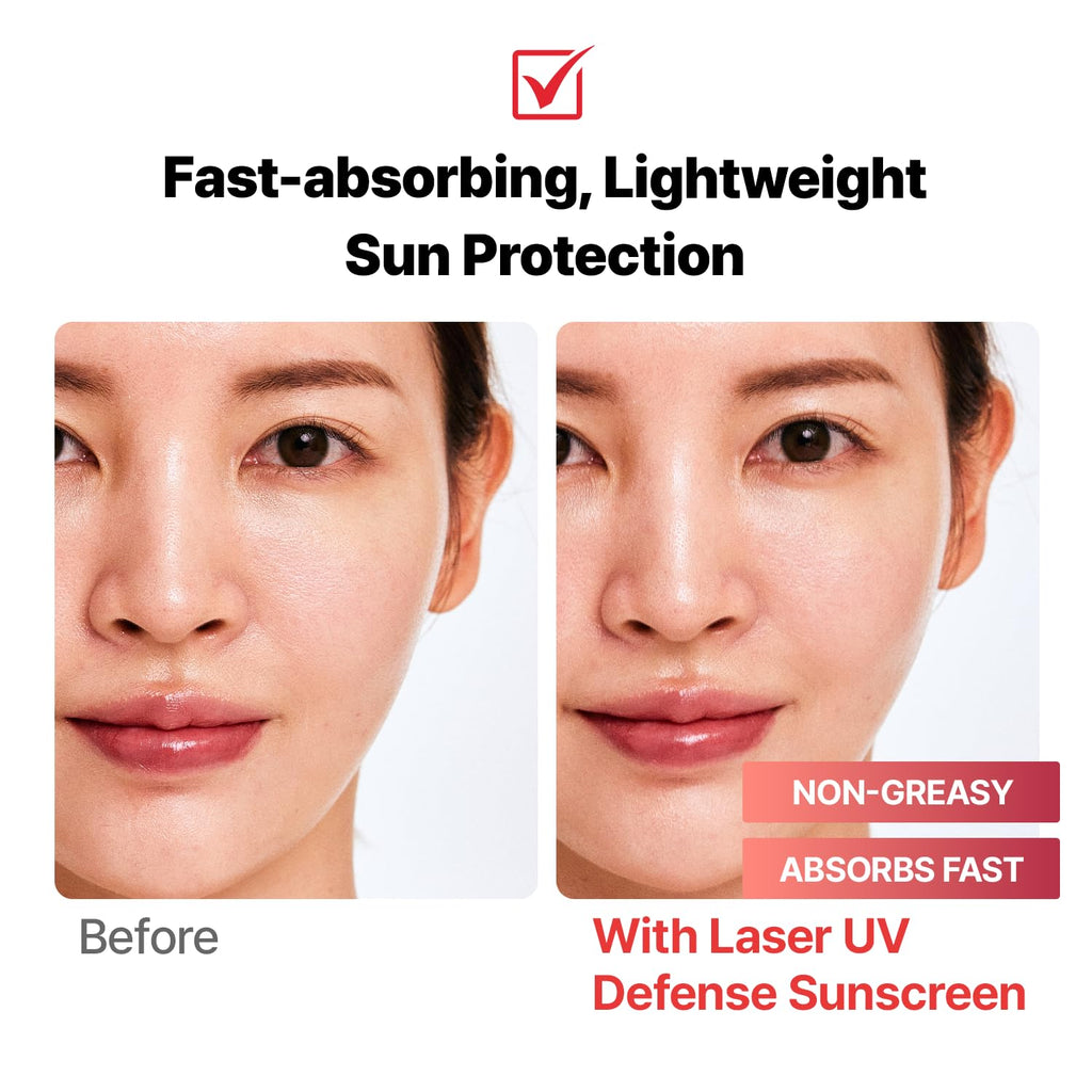 Cell Fusion C Laser UV Defense Face Sunscreen SPF 50, PDRN & 6 Ceramides, Broad Spectrum Korean Sunscreen for Face, Soft Matt Finish, 50ml / 1.69 fl.oz