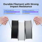 Soleyin 3D Printer Filament, Neatly Wound PLA Filament 1.75mm 1kg Spool (2.2lbs), High-Speed Printing, Dimensional Accuracy ±0.02mm, Strong Toughness & No Warping, Fit Most FDM 3D Printers,Blue