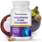 Advanced Knee Discovery Knee Joint Support Supplement, Outperforms Glucosamine Chondroitin with Fast Acting Blend of Mangoselect, Olive Fruit, Trans-Resveratrol, Non-GMO Knee Pain Blend, 120 Count