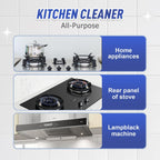 Kitchen Heavy Oil Cleaner Spray,3.38 Oz All Purpose Kitchens Heavy Oil Cleaning Agent, Grease Remover,Kitchen Degreasing Cleaning Spray for Stove,Oven,Dishwasher,Appliances (2PC With 2 Sponge)