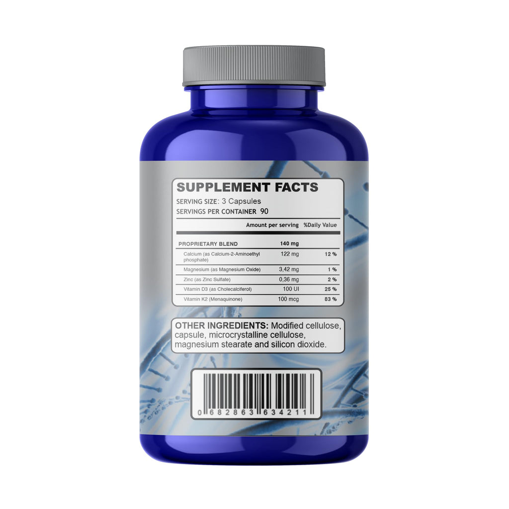 Phosphomax - Fosfoetanolamina - Unique Blend of Phosphoethanolamine to Boost Your Immune System- Natural Fosfoetalonamina, 26 Years of Researched Formulation - 180 Capules