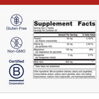 Metagenics Fibroplex - Magnesium, Malic Acid & B Vitamins for Neuromuscular, Bone, Heart & Stress Support* - Chelated Minerals, Non-GMO, Gluten-Free, Vegetarian - GMP Certified Facility - 120 Tablets