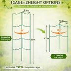 ComfyKit 2 Pack 32 Inch Stacking Tomato Ladders, V-Shape Garden Trellis