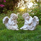Garden Angel Statue Outdoor Decor Angel Solar Light Outside Decorations