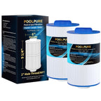 POOLPURE Replacement Spa Filter for PMA40L-F2M, Master Spas Twilight X268365, X268543, Unicel 6CH-402, 2" Male Thread/MPT Hot Tub Filter (2)