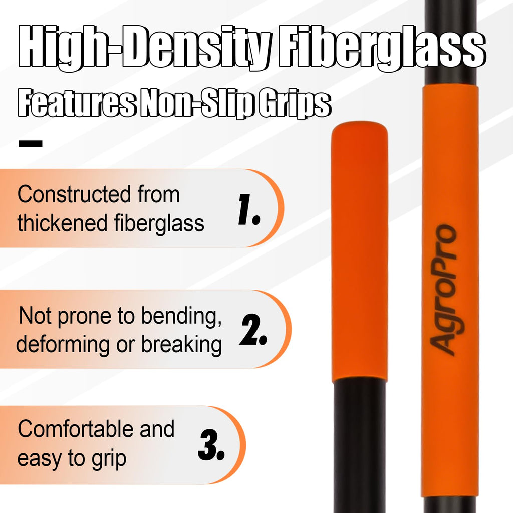 AgroPro Square Shovel for Digging, Heavy Duty Metal Shovel with Long Fiberglass Handle, 58-Inch Flat Garden Shovel for Transfer Soil, Sand, Gravel, Landscaping