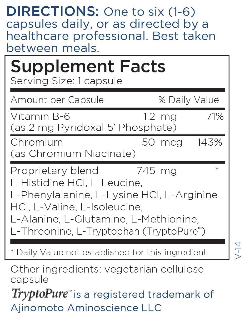 Metabolic Maintenance BAM - Essential Amino Acid Formula - Supports Energy & Brain Function - Hypoallergenic - 120 Servings - 120 Capsules