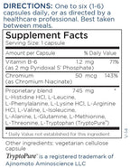 Metabolic Maintenance BAM - Essential Amino Acid Formula - Supports Energy & Brain Function - Hypoallergenic - 120 Servings - 120 Capsules