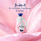 Downy Gentle Soft + Fresh Fabric Softener Liquid, Cherry Blossom Scent, 93 FL OZ, 138 loads, Liquid Fabric Softener Designed to be Gentle on Skin