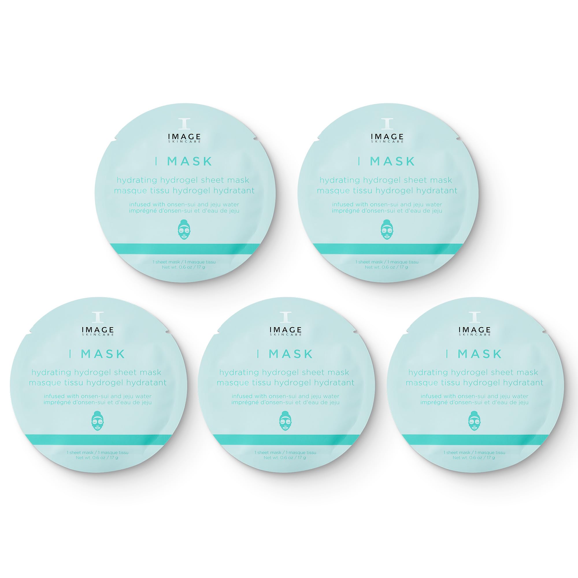 IMAGE Skincare I Mask Hydrating Hydrogel Sheet Mask 5 Sheet / 5 Masque Tissu 85 g / 3 oz