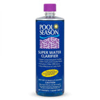Super Water Clarifier for Cloudy Pool Water, Pollen, Dust & Spring Pool Opening - Highly Concentrated, Enhances Filtration, Crystal Clear Results, 1 Quart